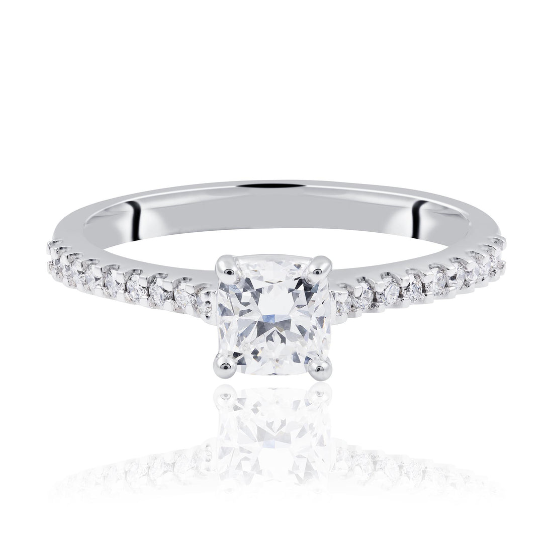 Cushion Cut Engagement Ring