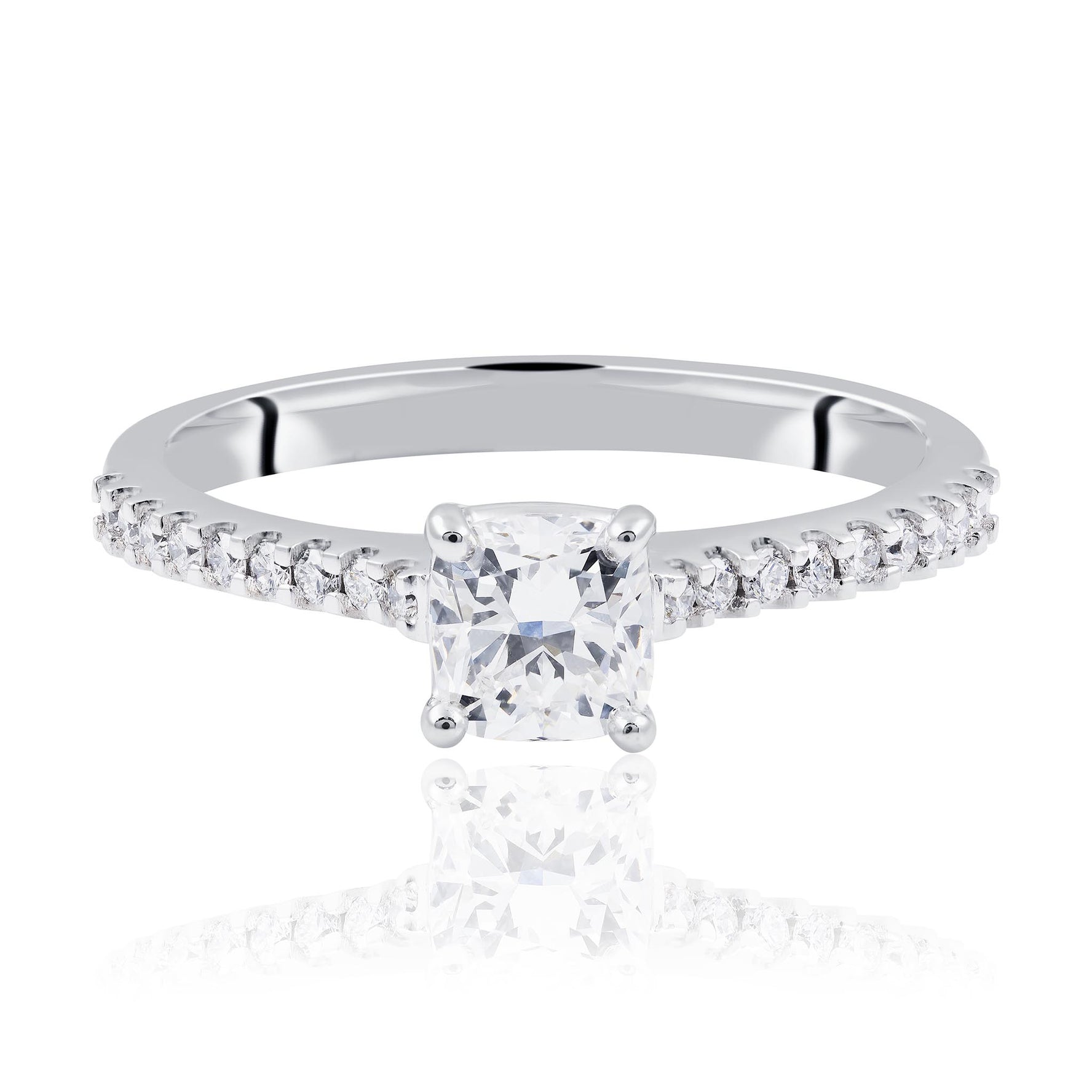 Cushion Cut Engagement Ring