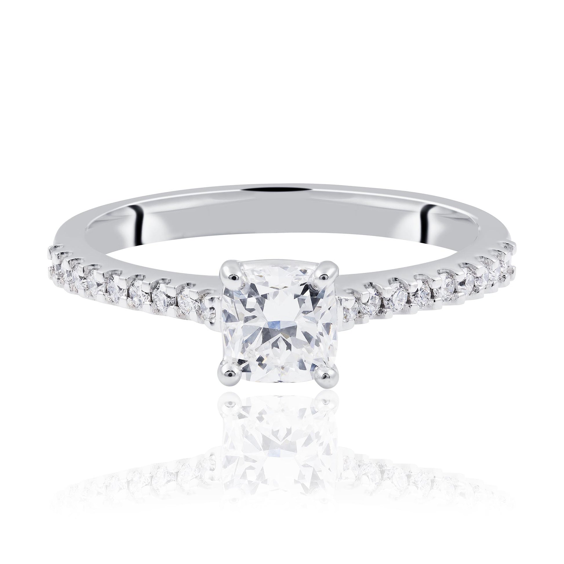 Cushion Cut Engagement Ring