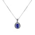 Tanzanite and Diamond Pendant