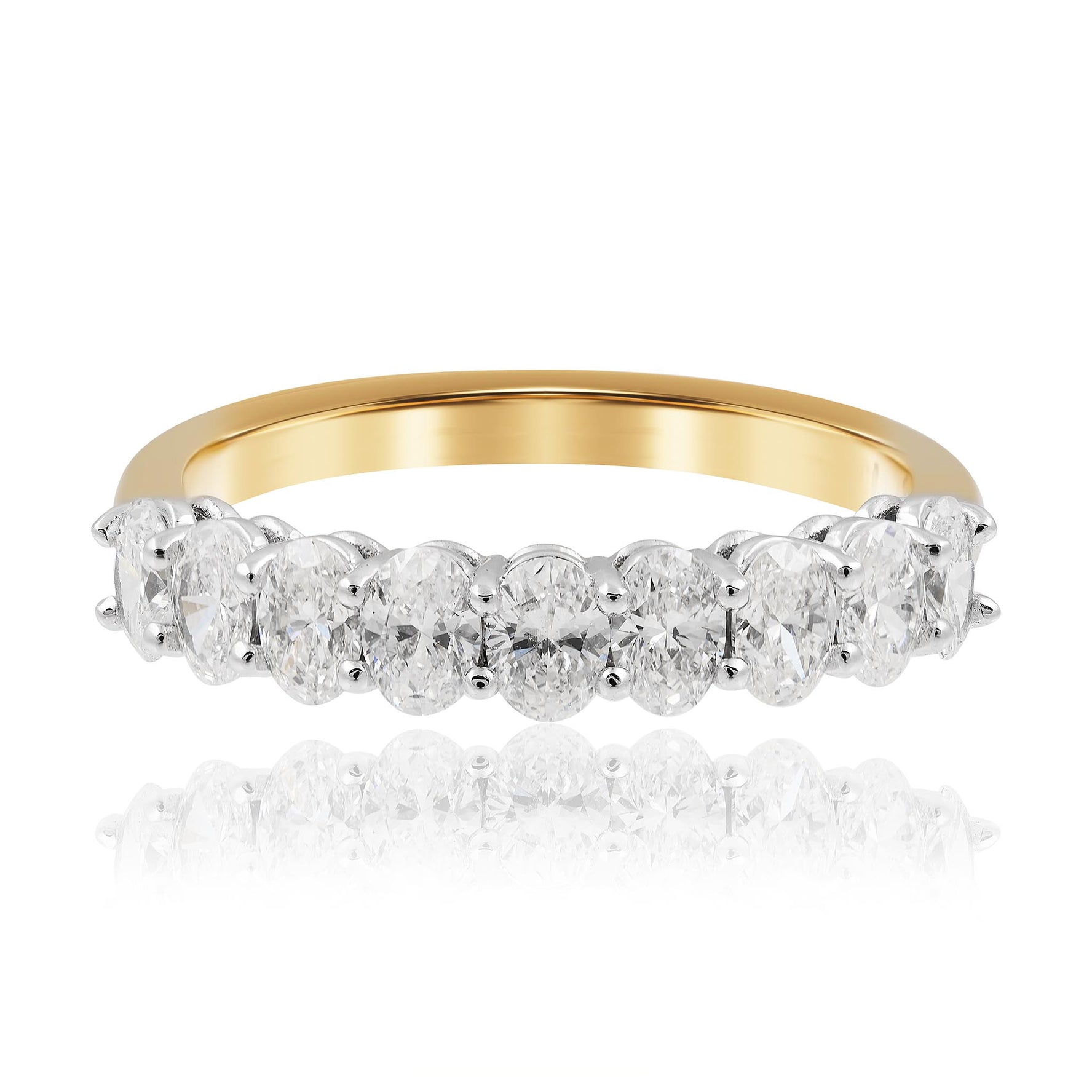 Oval Cut Diamond Wedding Ring