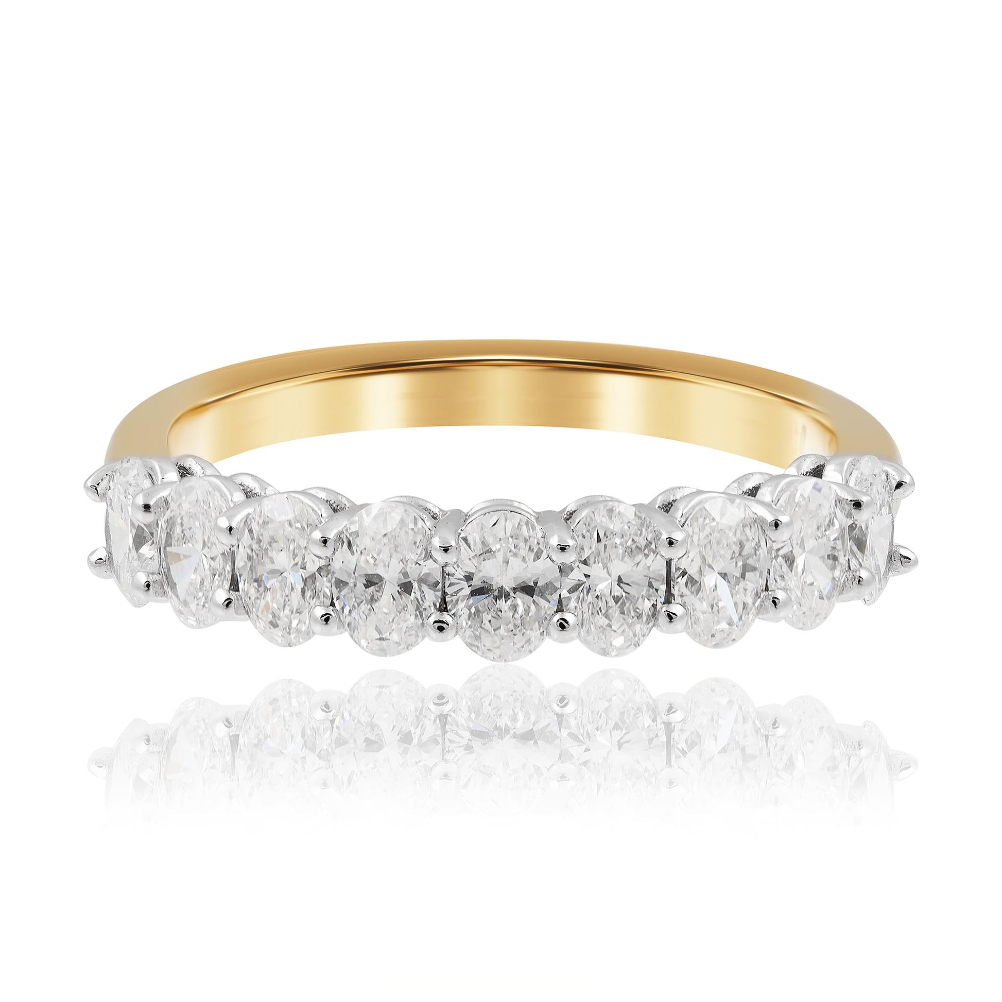 Oval Cut Diamond Wedding Ring