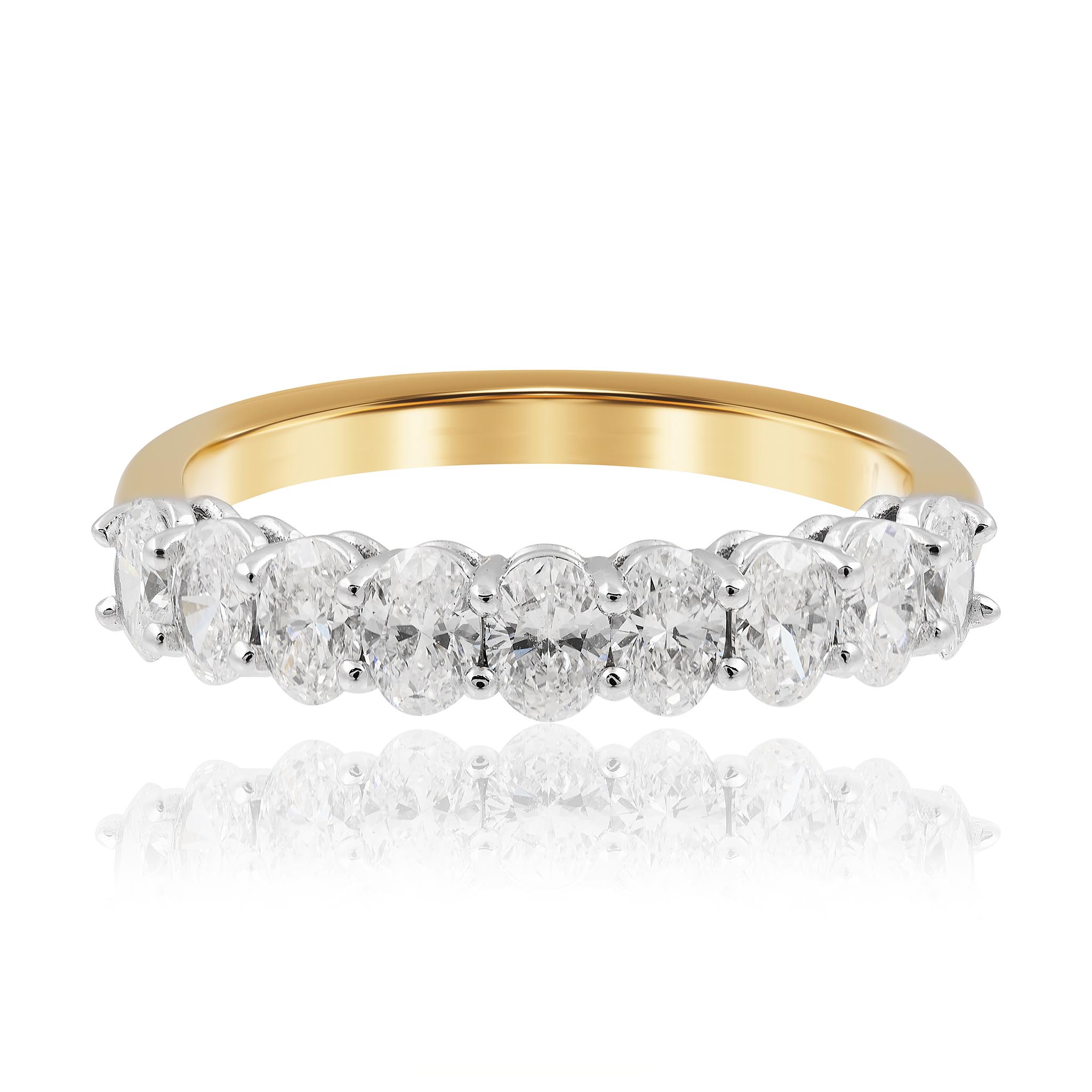 Oval Cut Diamond Wedding Ring