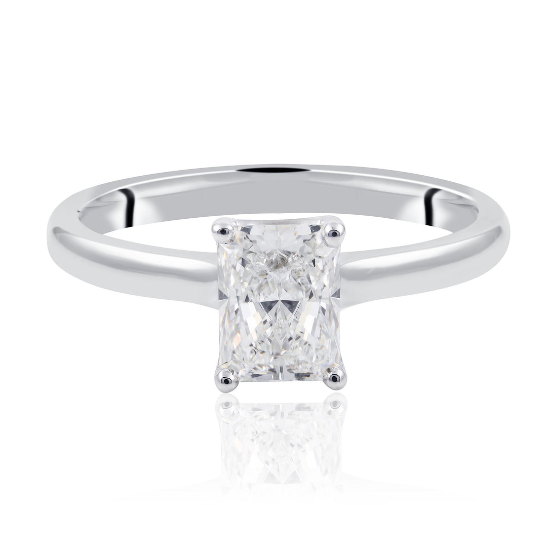 Radiant Cut Engagement Ring