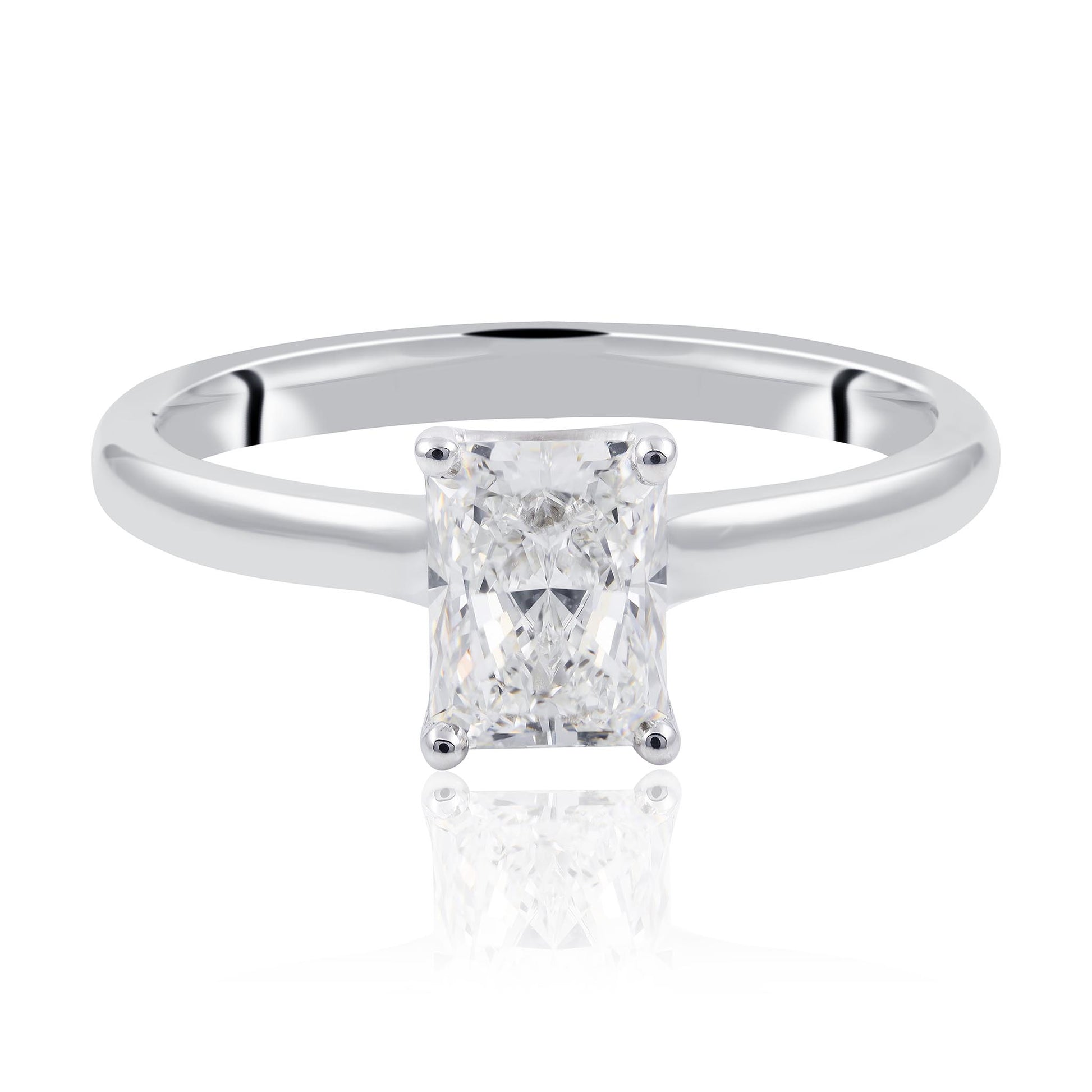 Radiant Cut Engagement Ring