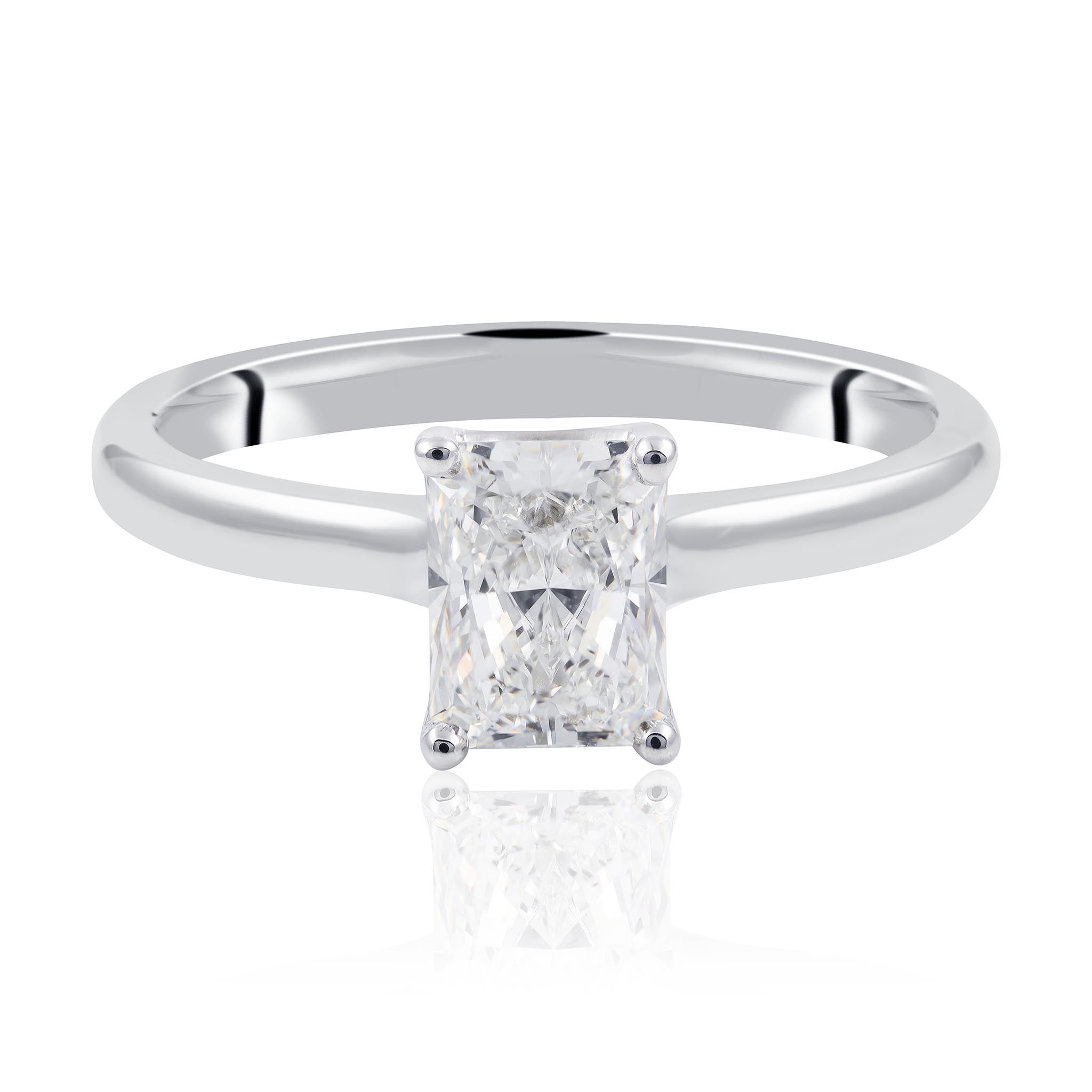Radiant Cut Engagement Ring