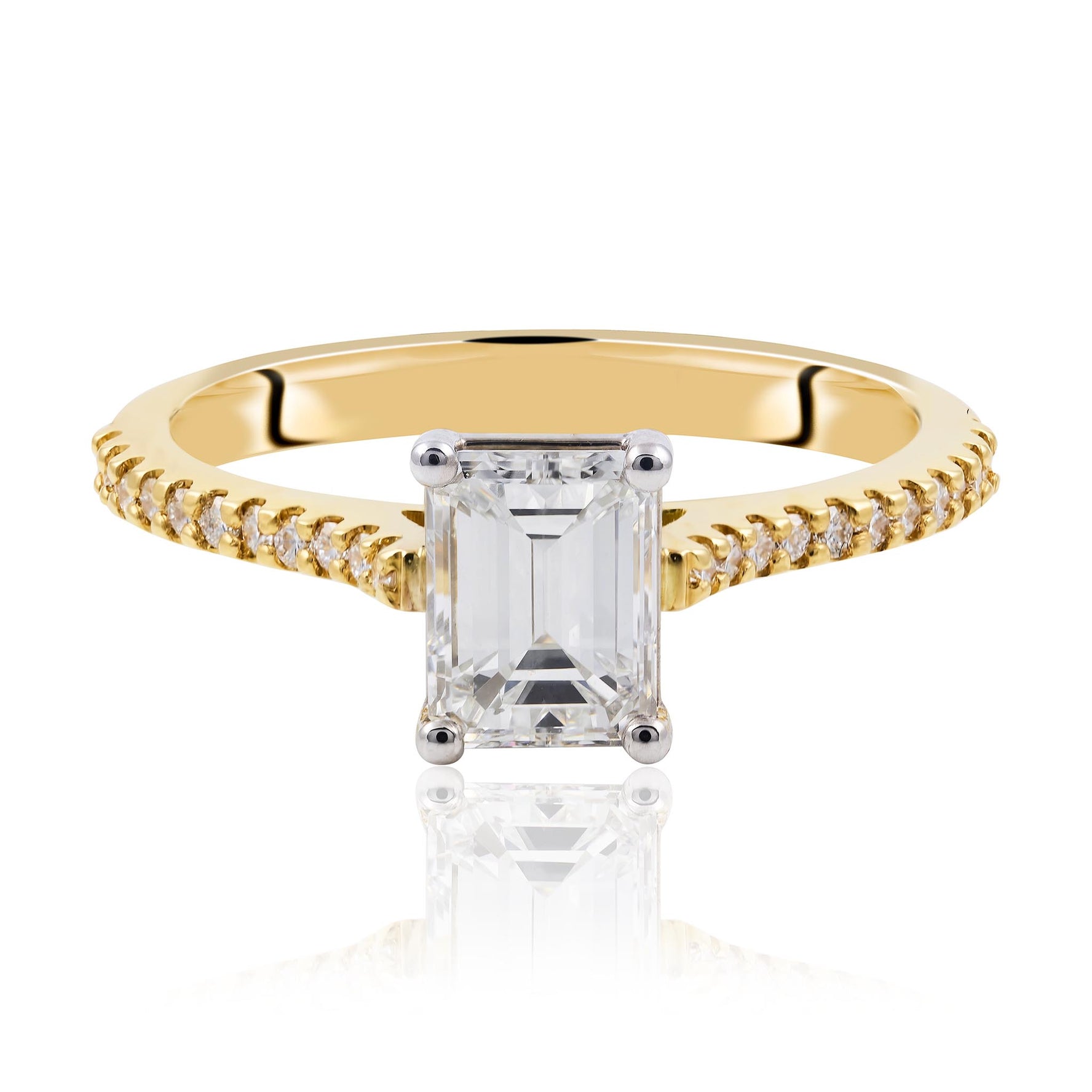 Emerald Cut Engagement Ring