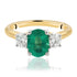 Emerald & Diamond Ring