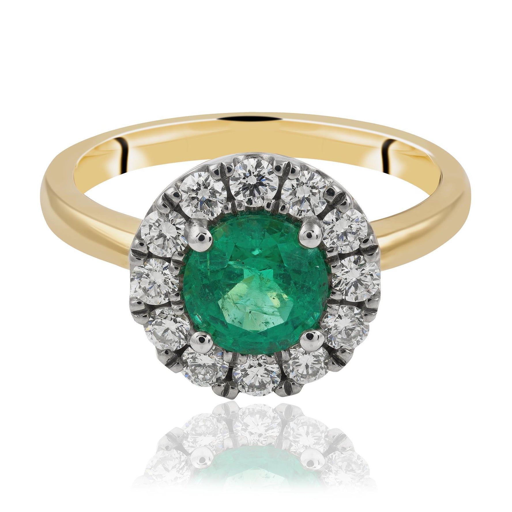 Emerald and Diamond Ring