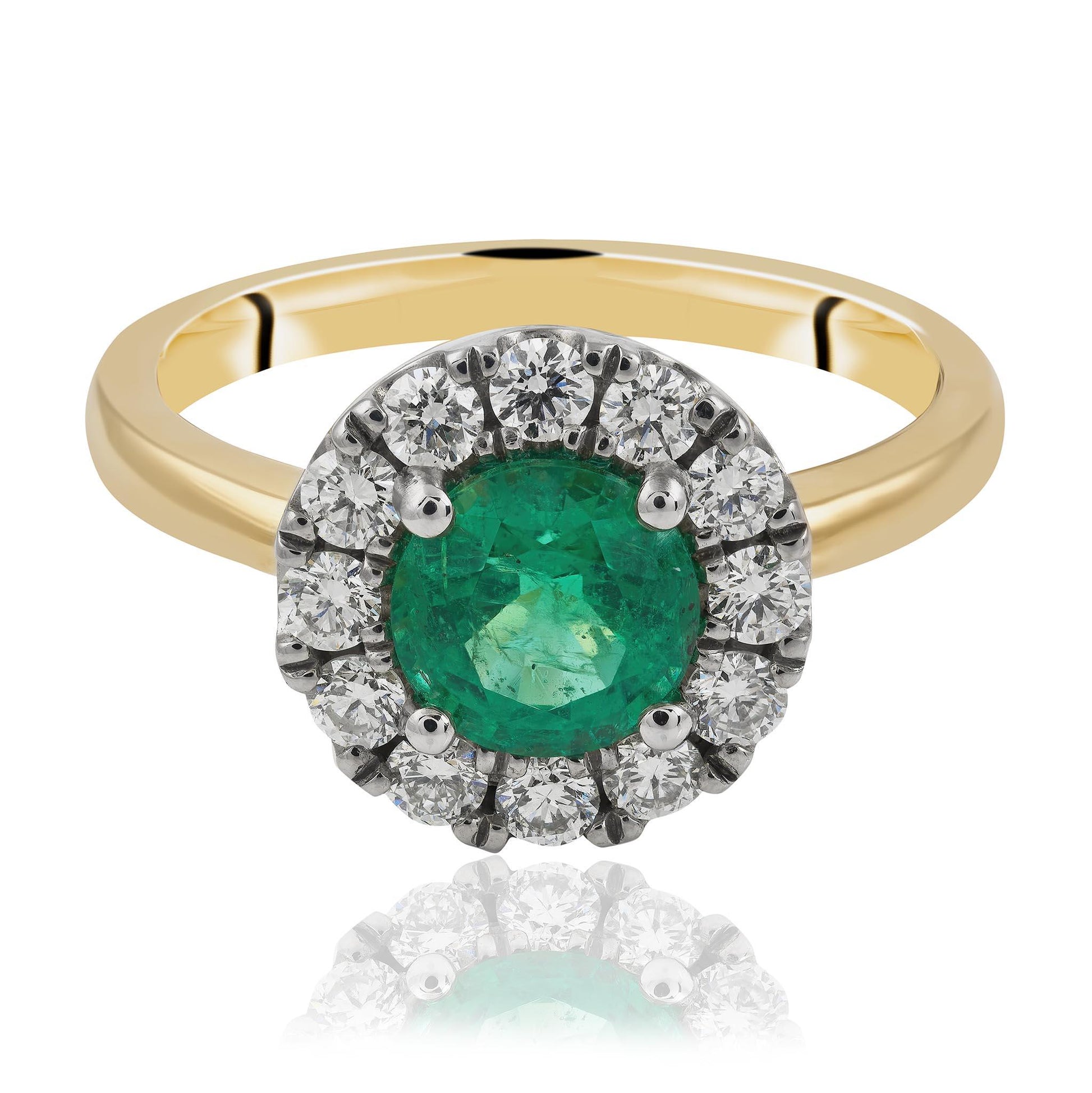 Emerald and Diamond Ring