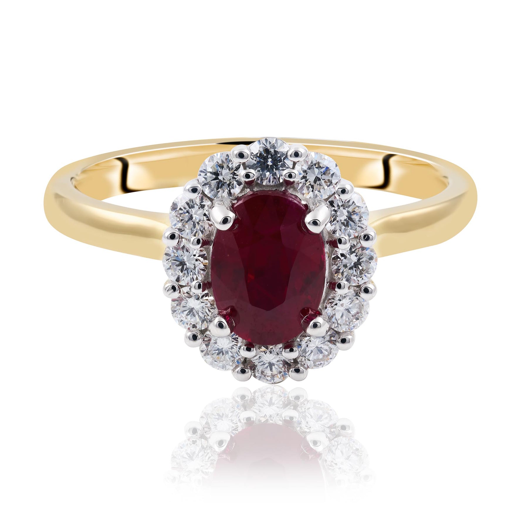 Burmese Ruby and Diamond Ring Brisbane