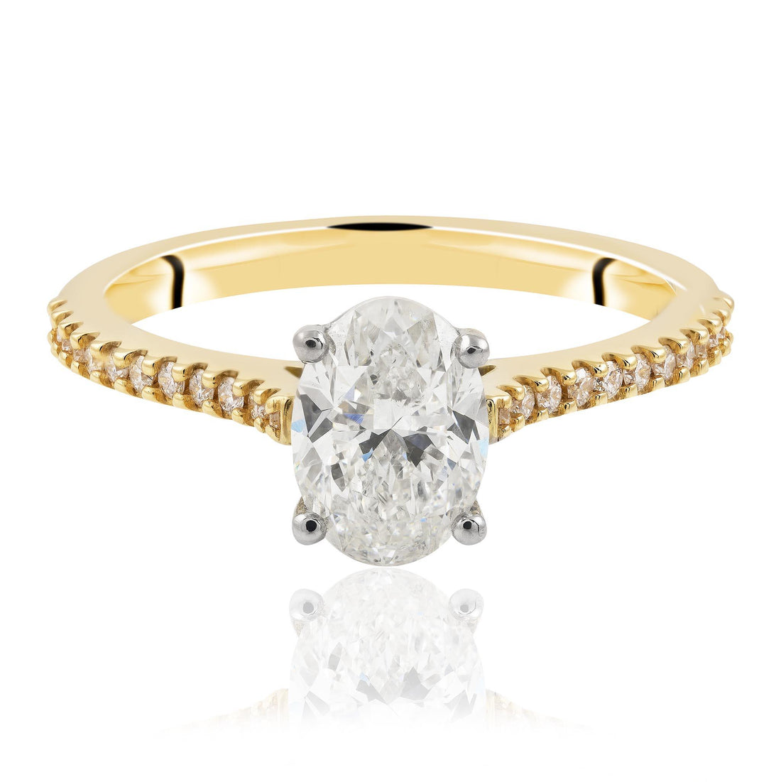 1.20ct Oval Cut Diamond Engagement Ring