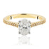 1.20ct Oval Cut Diamond Engagement Ring