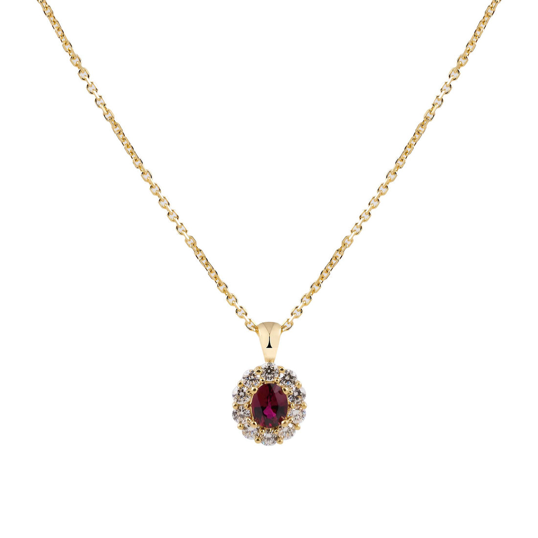 Ruby and Diamond Pendant
