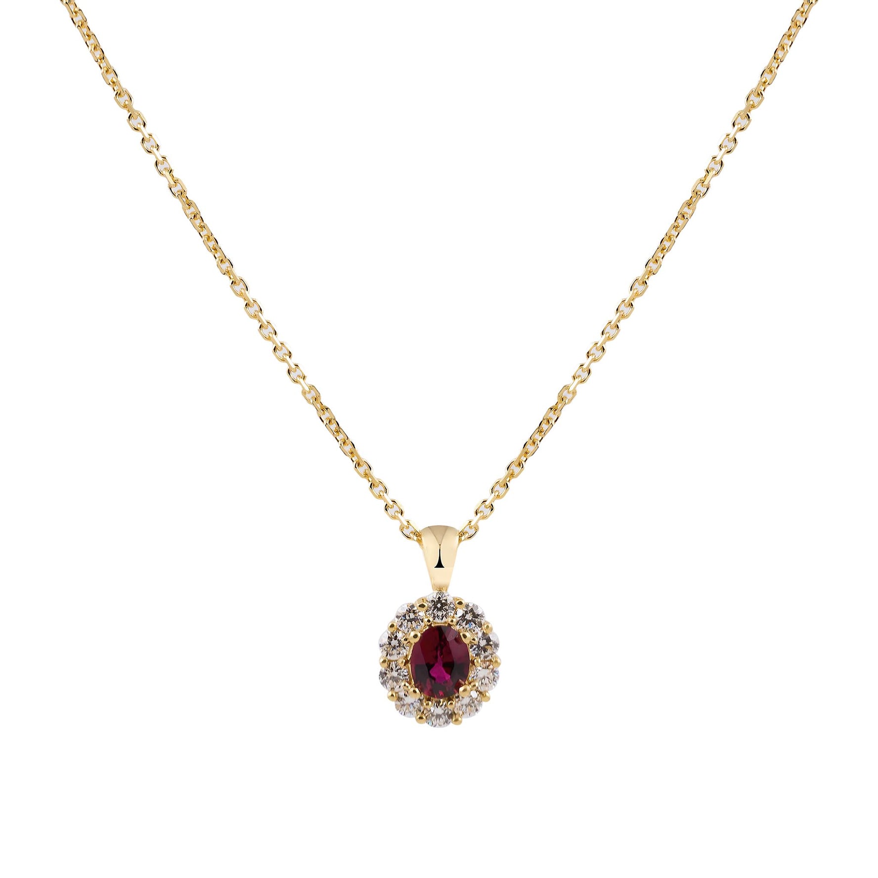 Ruby and Diamond Pendant