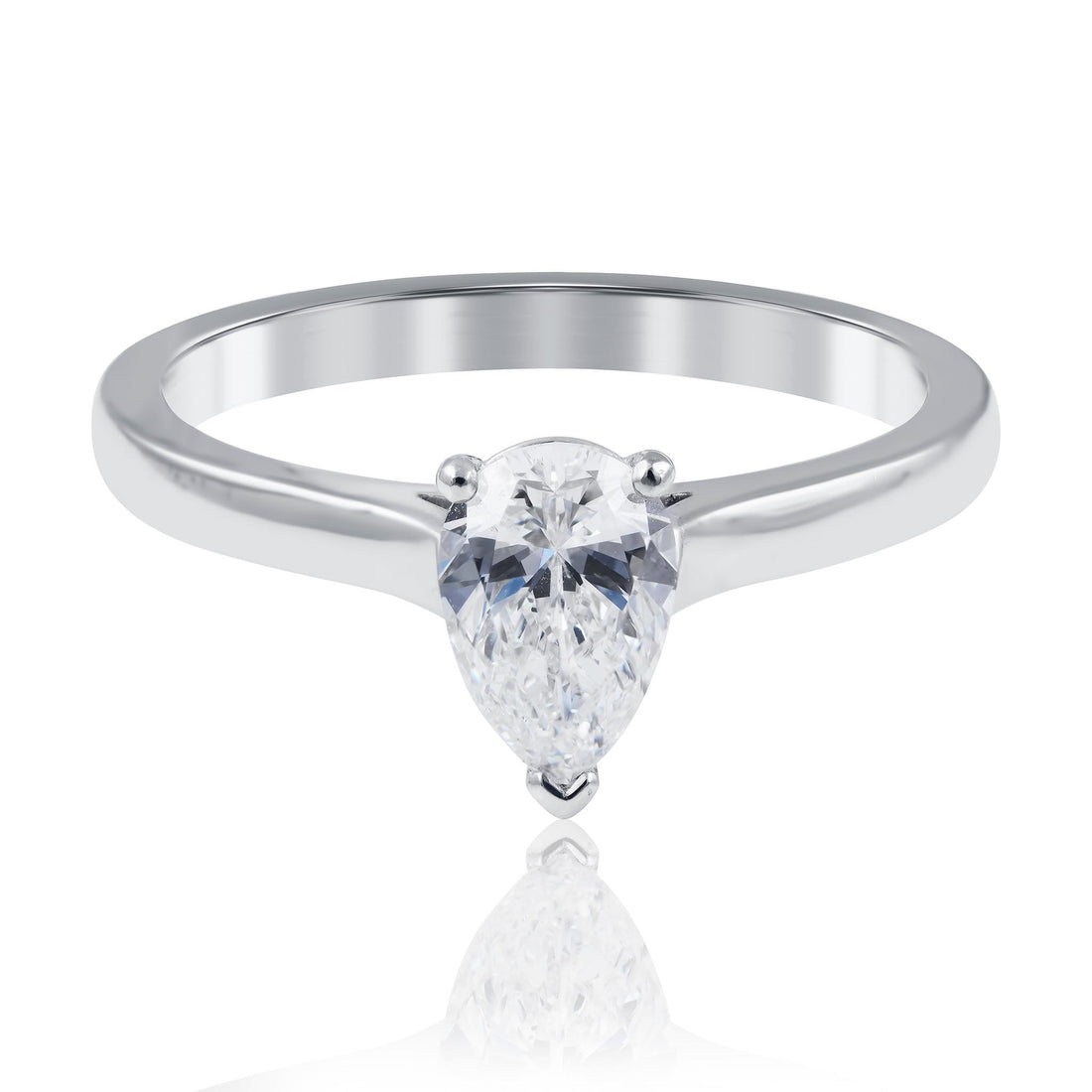 Pear Cut Diamond Engagement Ring