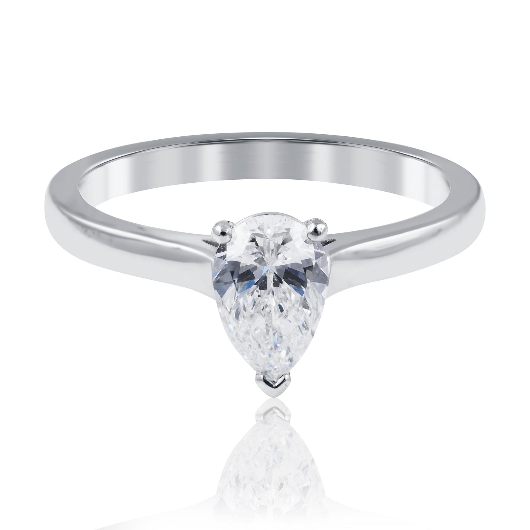 Pear Cut Diamond Engagement Ring