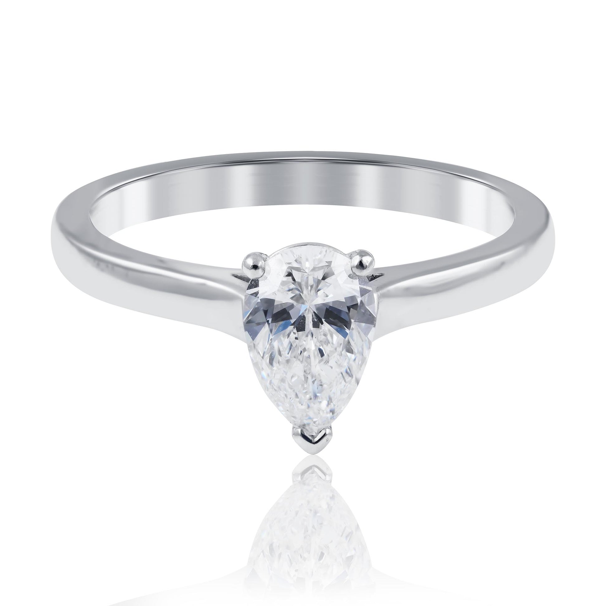 Pear Cut Diamond Engagement Ring