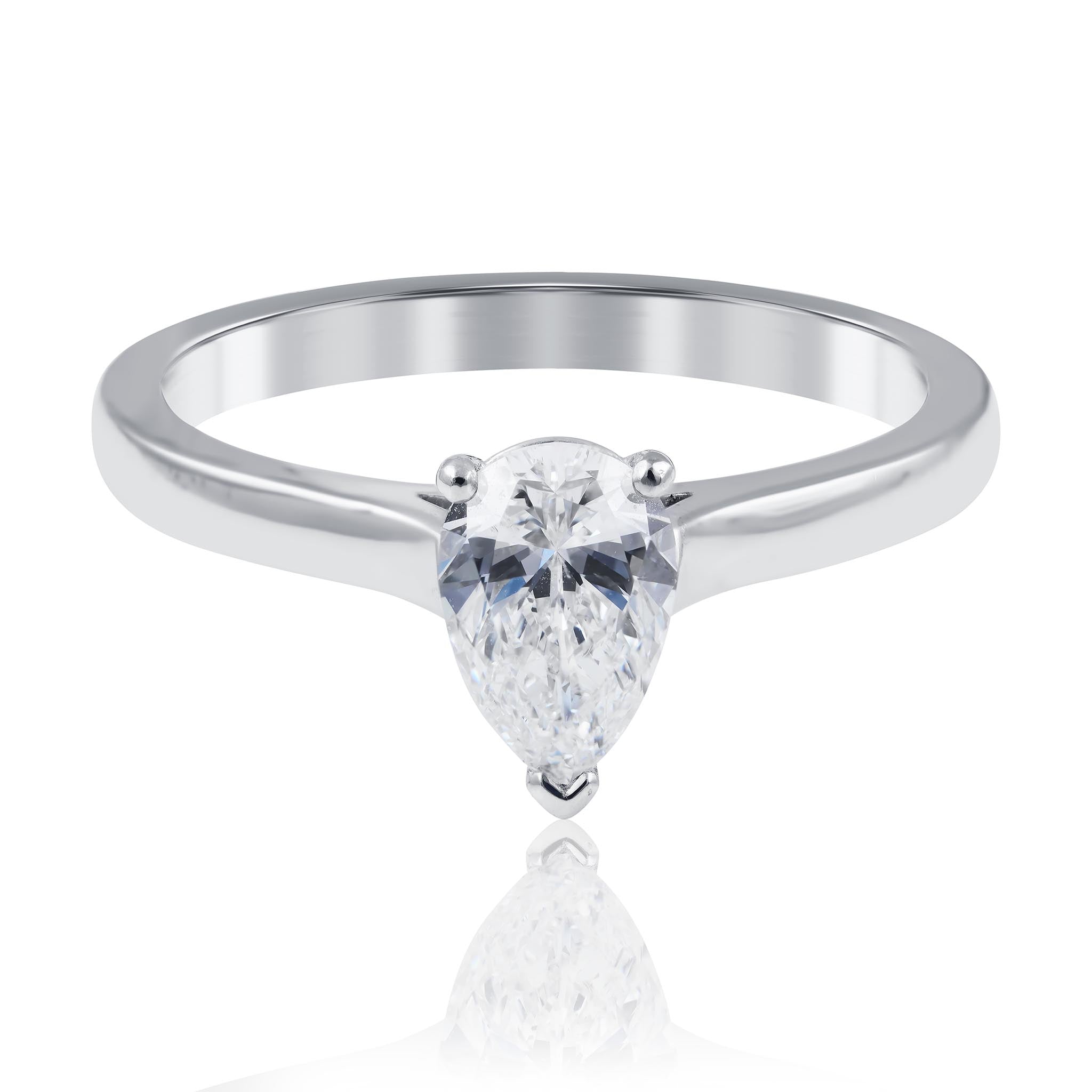 Pear Cut Diamond Engagement Ring