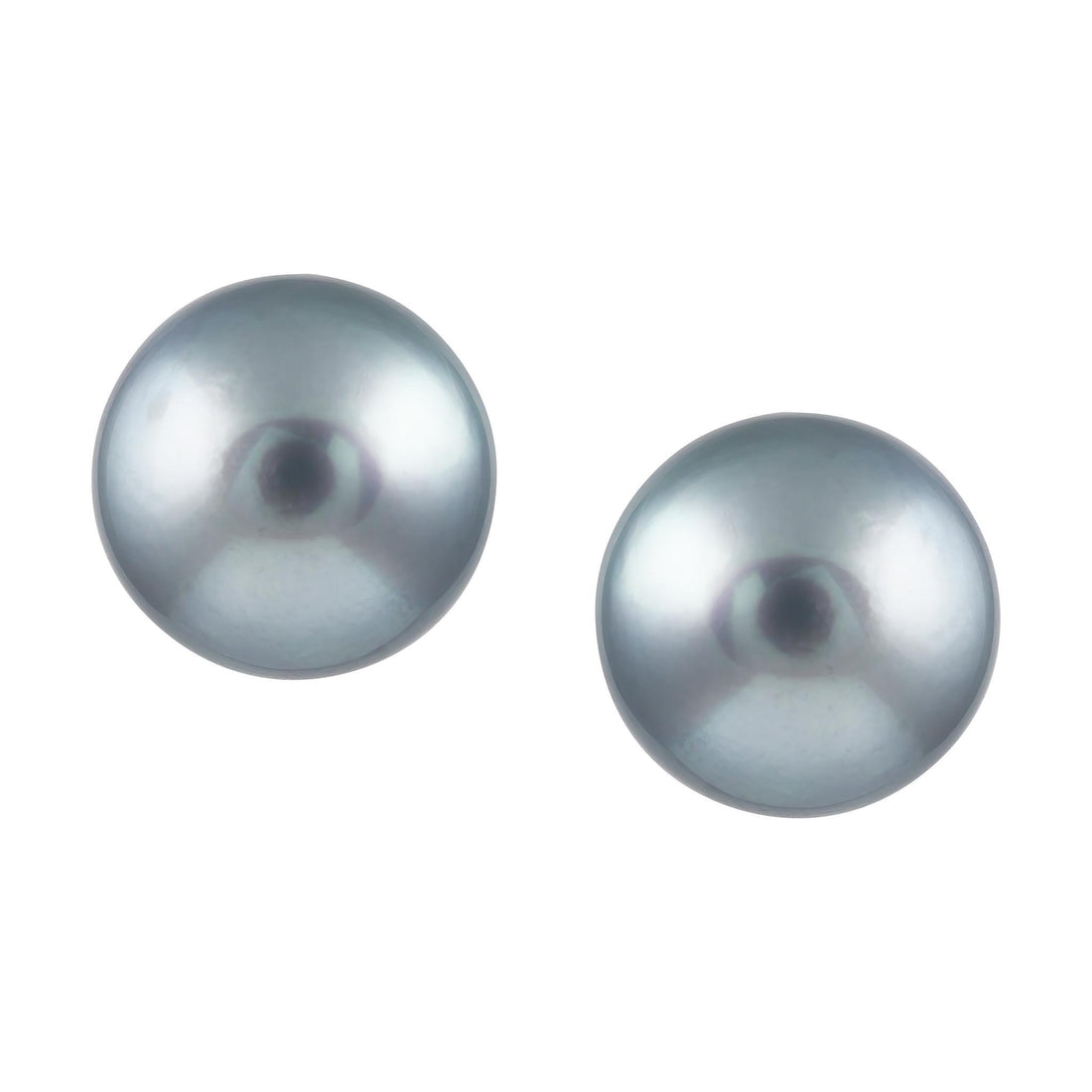 Tahitian pearl studs