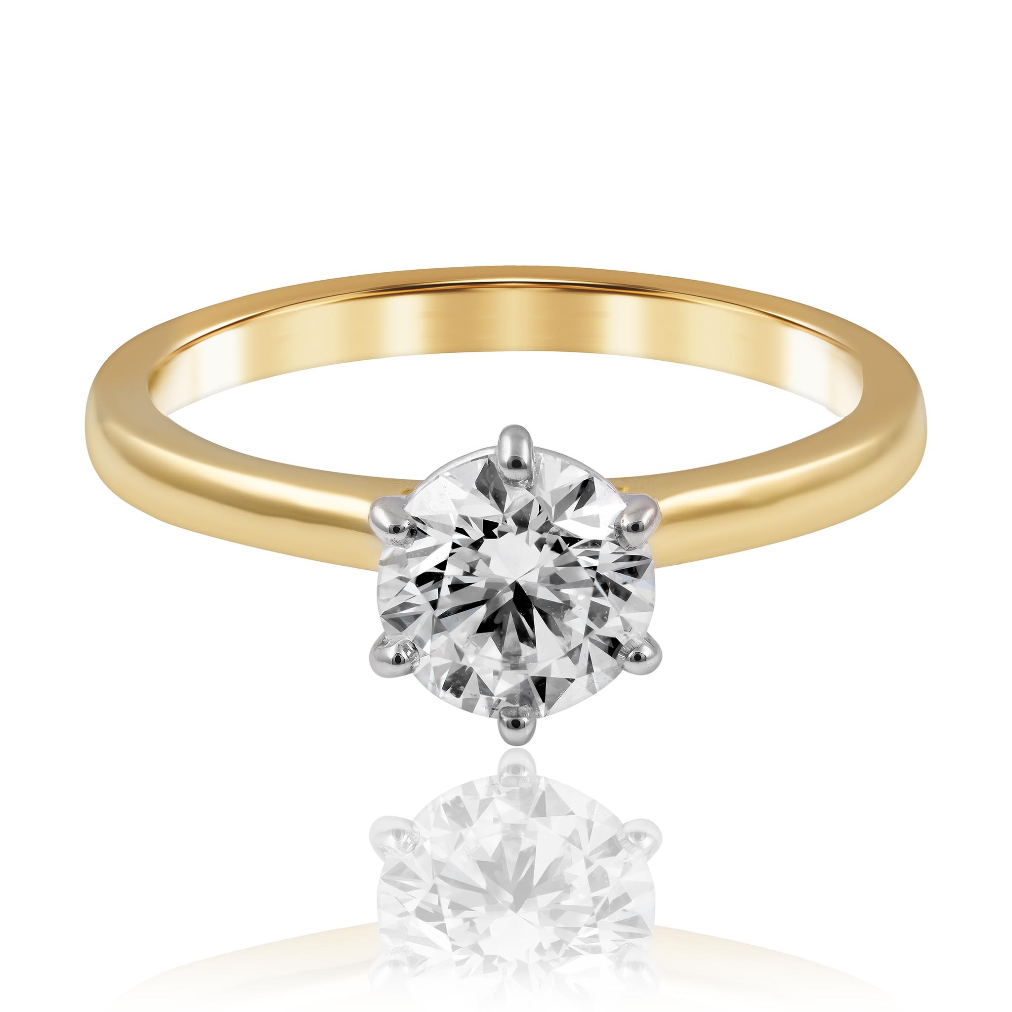 Yellow Gold Diamond Engagement Ring