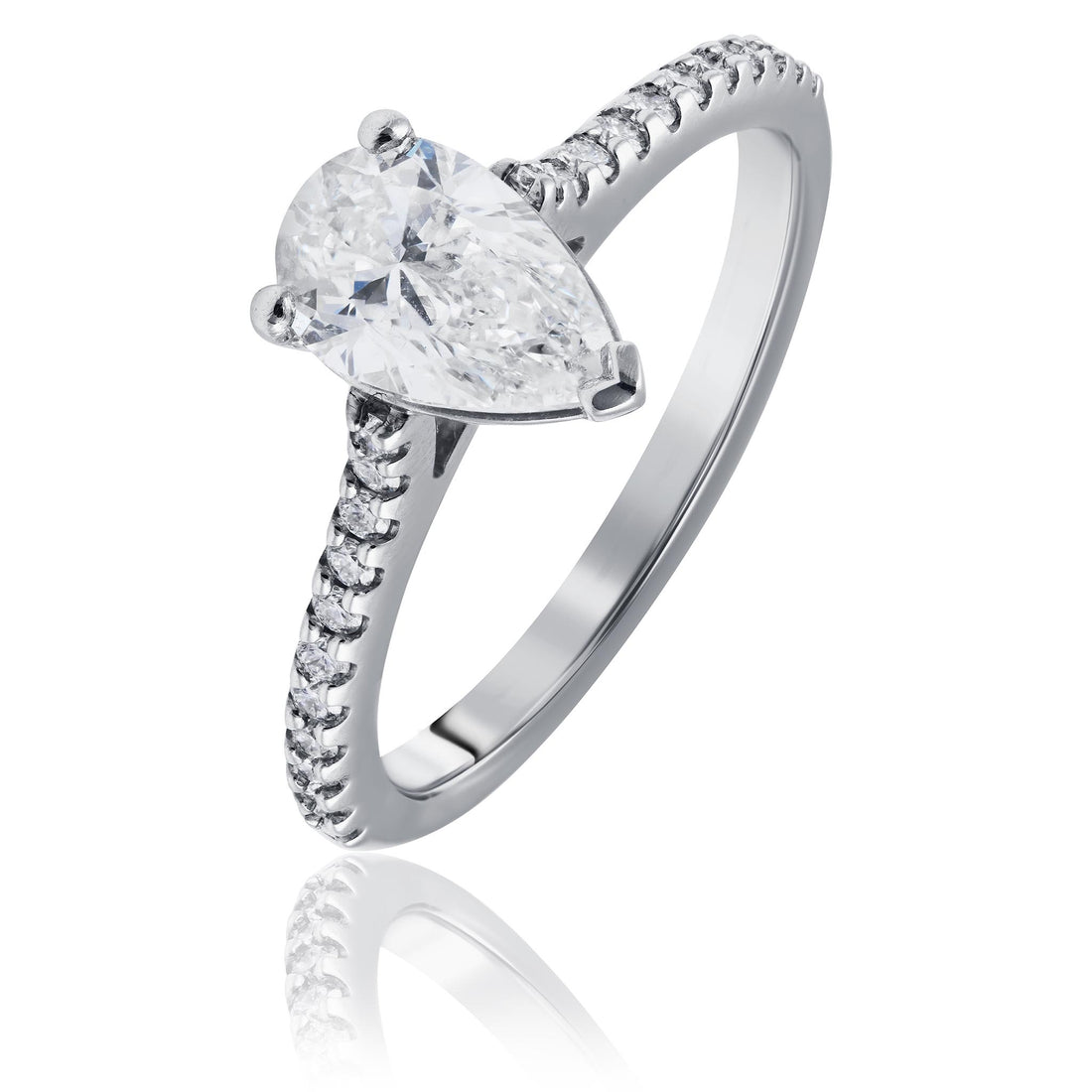 Pear Cut Engagement Ring Brisbane