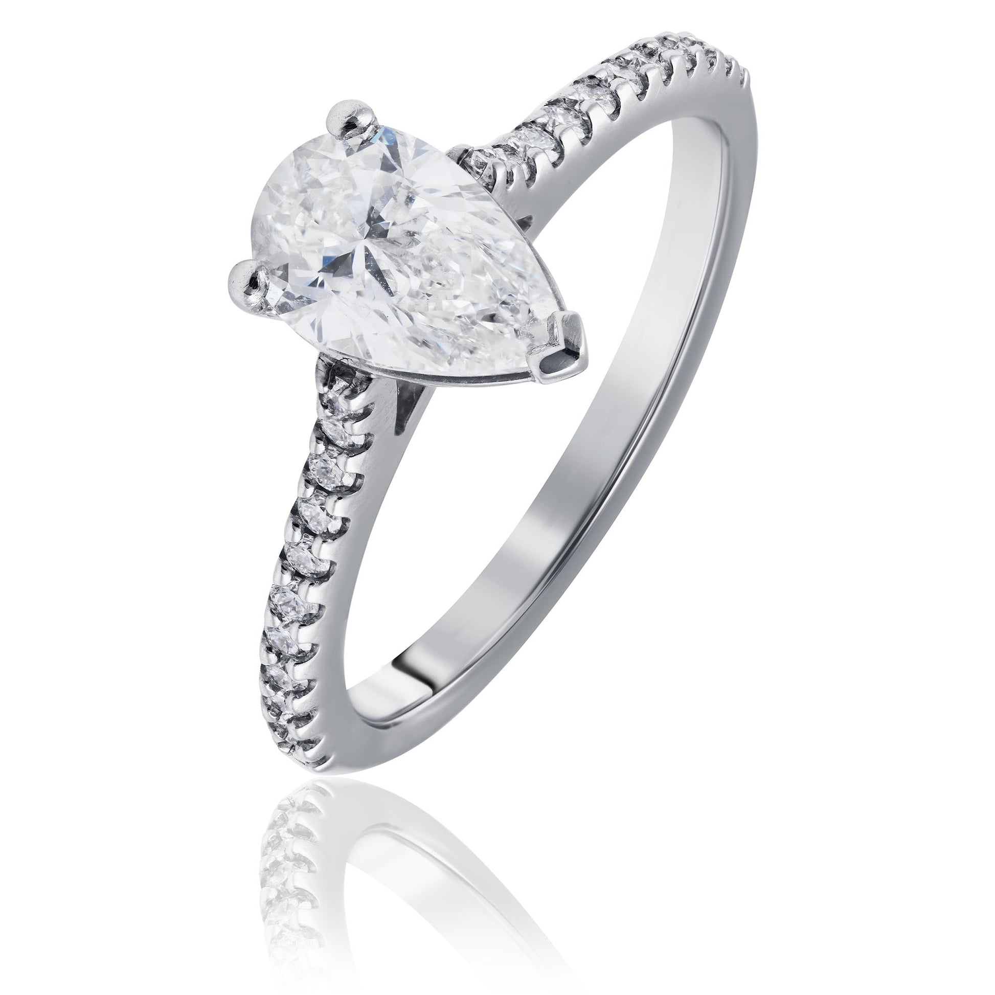 Pear Cut Engagement Ring Brisbane