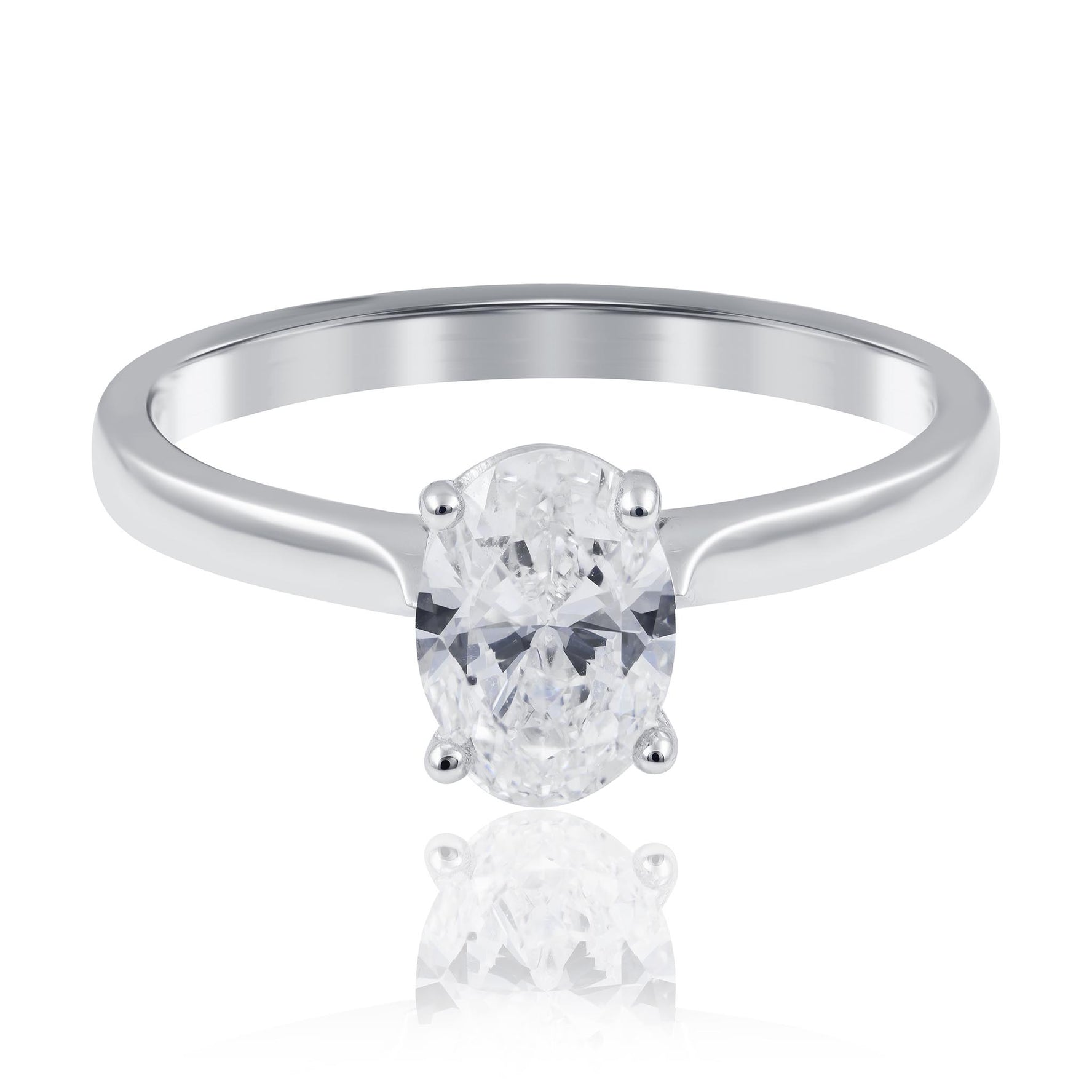 oval cut diamond engagement ring Brisbane