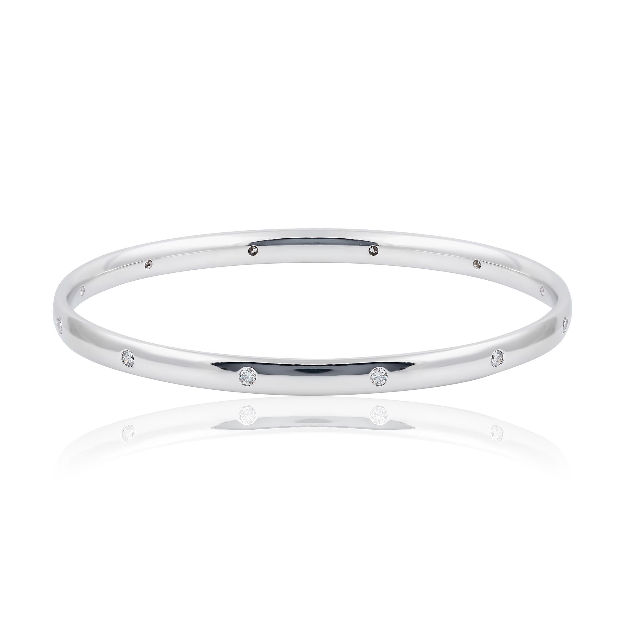 Diamond set bangle