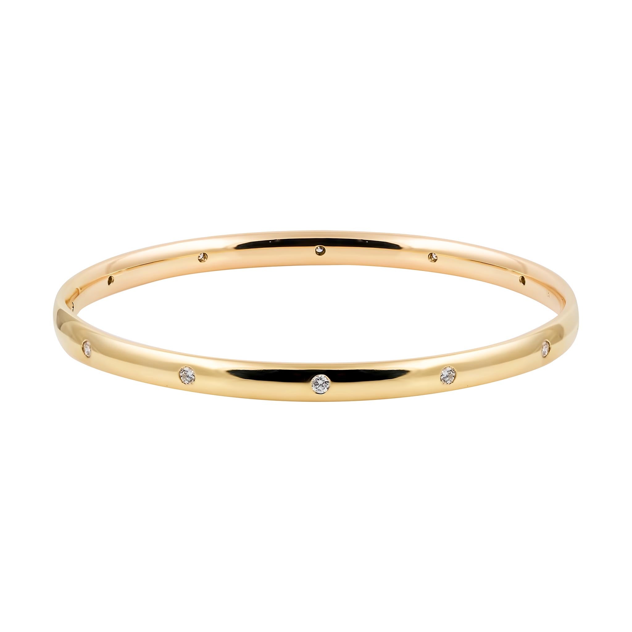 Diamond Set Bangle