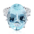 Aquamarine and Diamond Ring