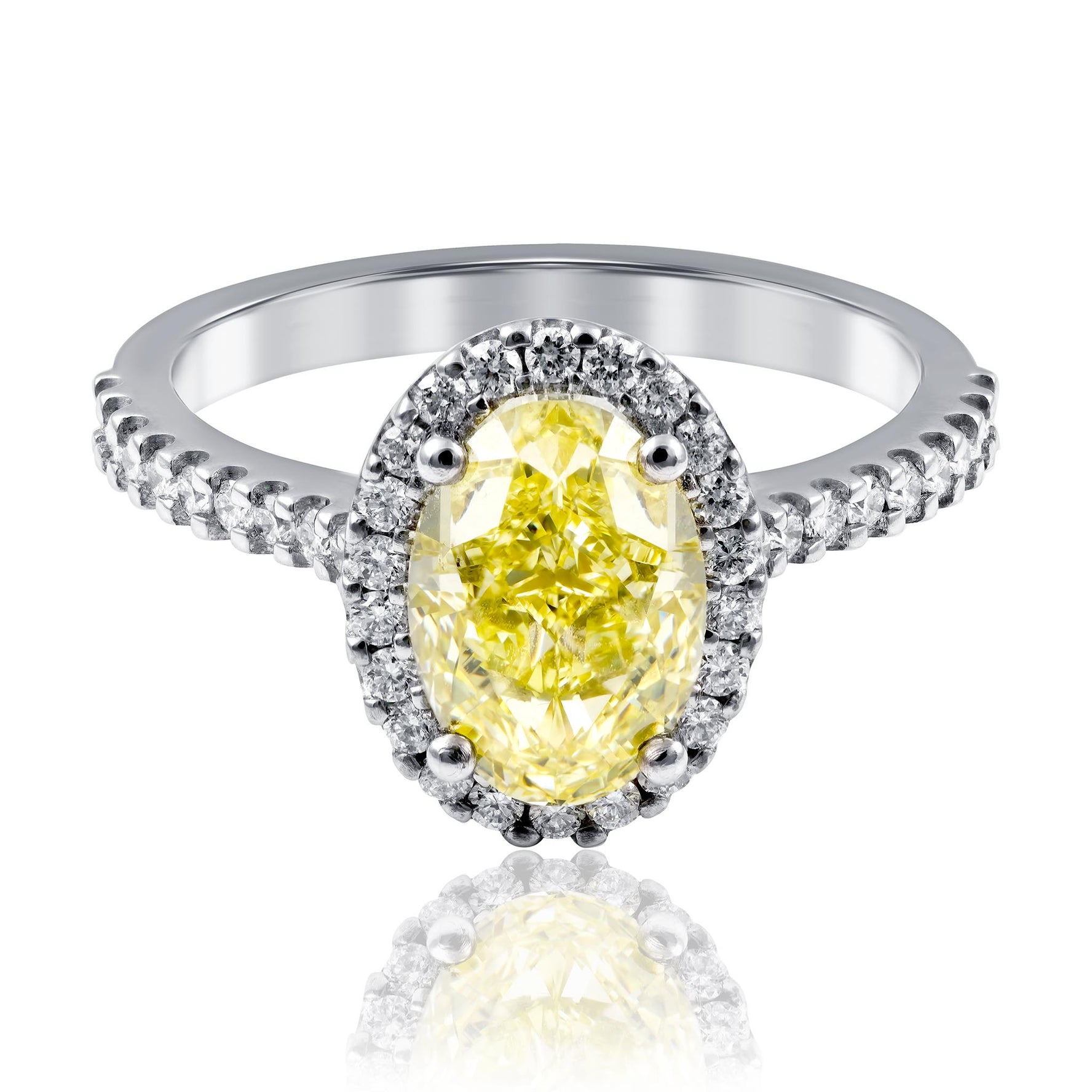 Yellow Diamond Engagement ring