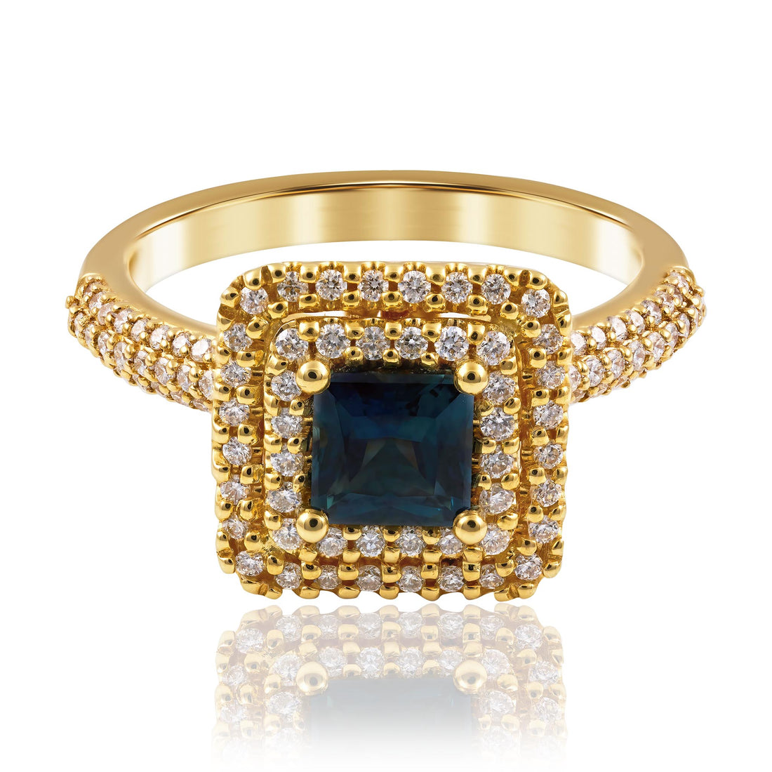 Sapphire and Diamond Ring