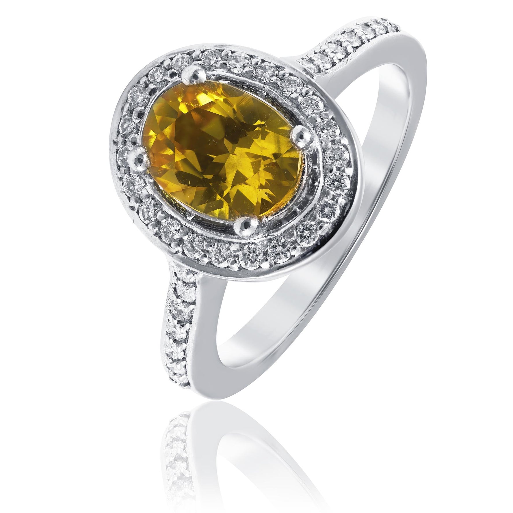 Yellow Sapphire ring