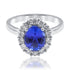 Tanzanite and diamond ring