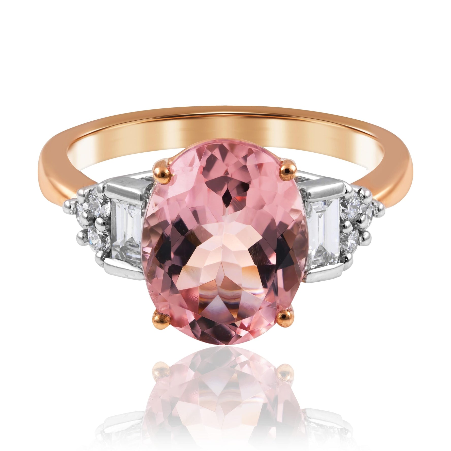Morganite ring Brisbane