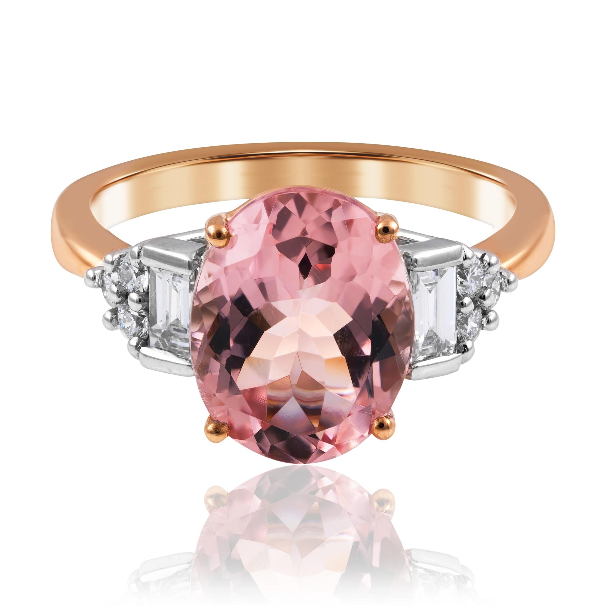Morganite ring Brisbane