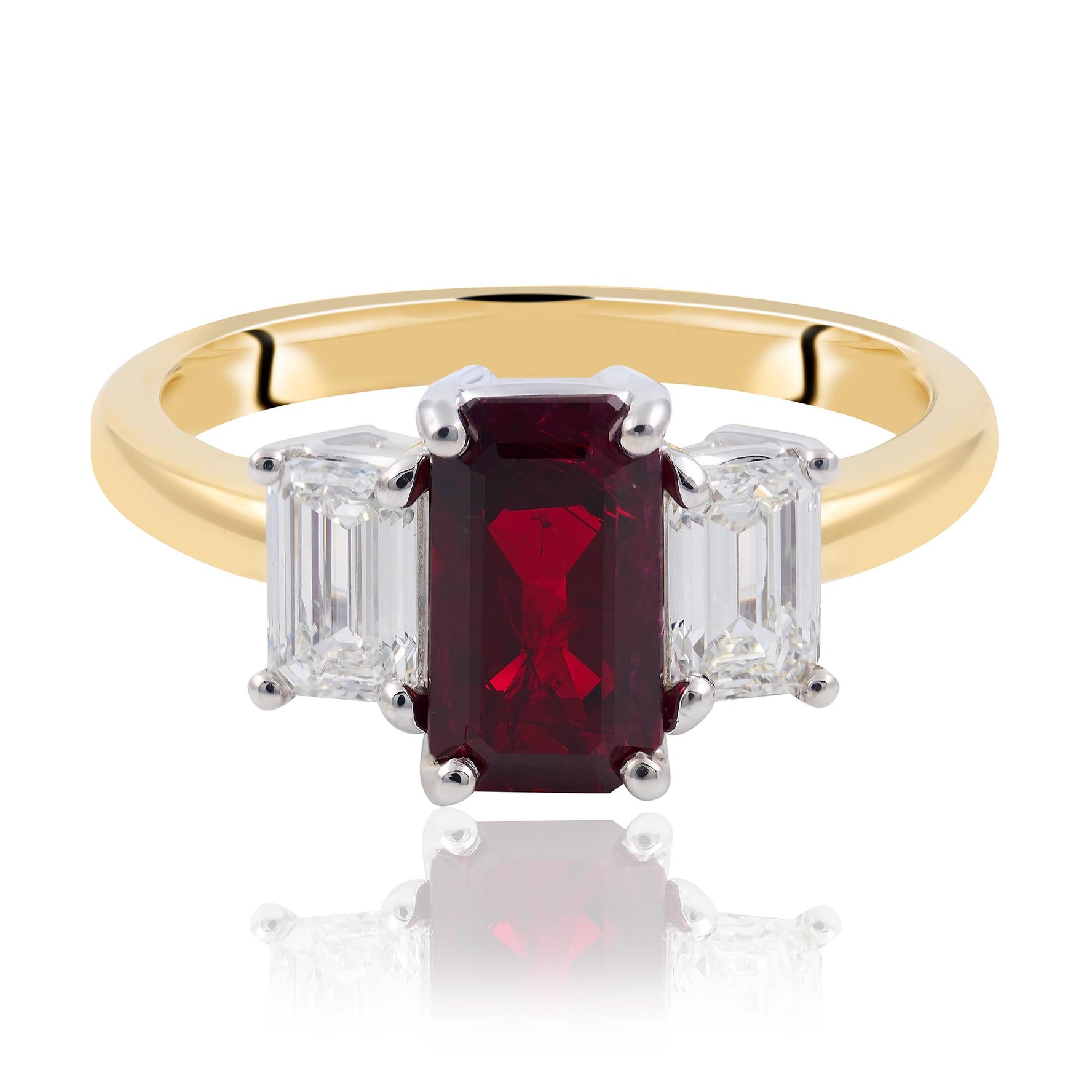 Emerald Cut Engagement Ring