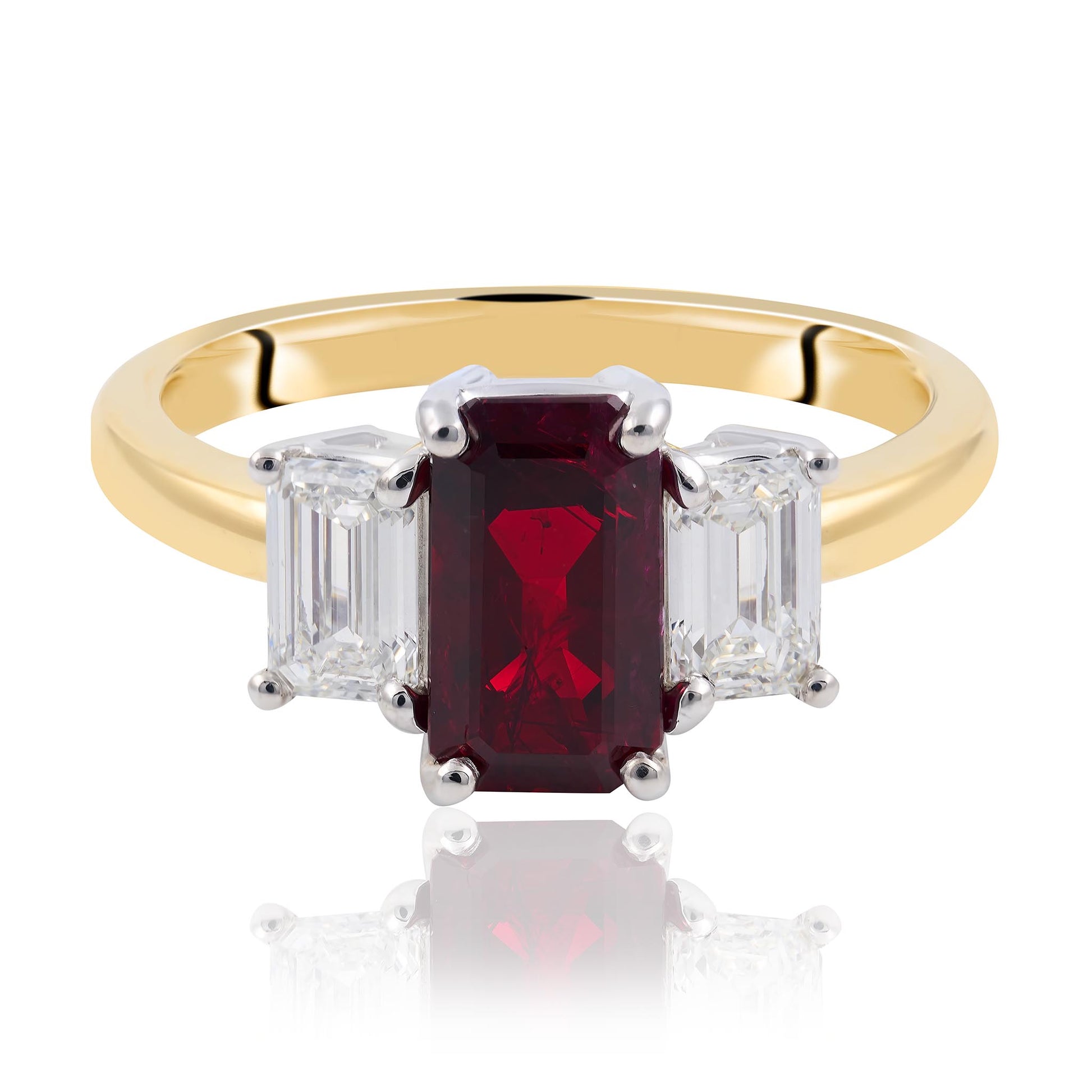 Emerald Cut Engagement Ring