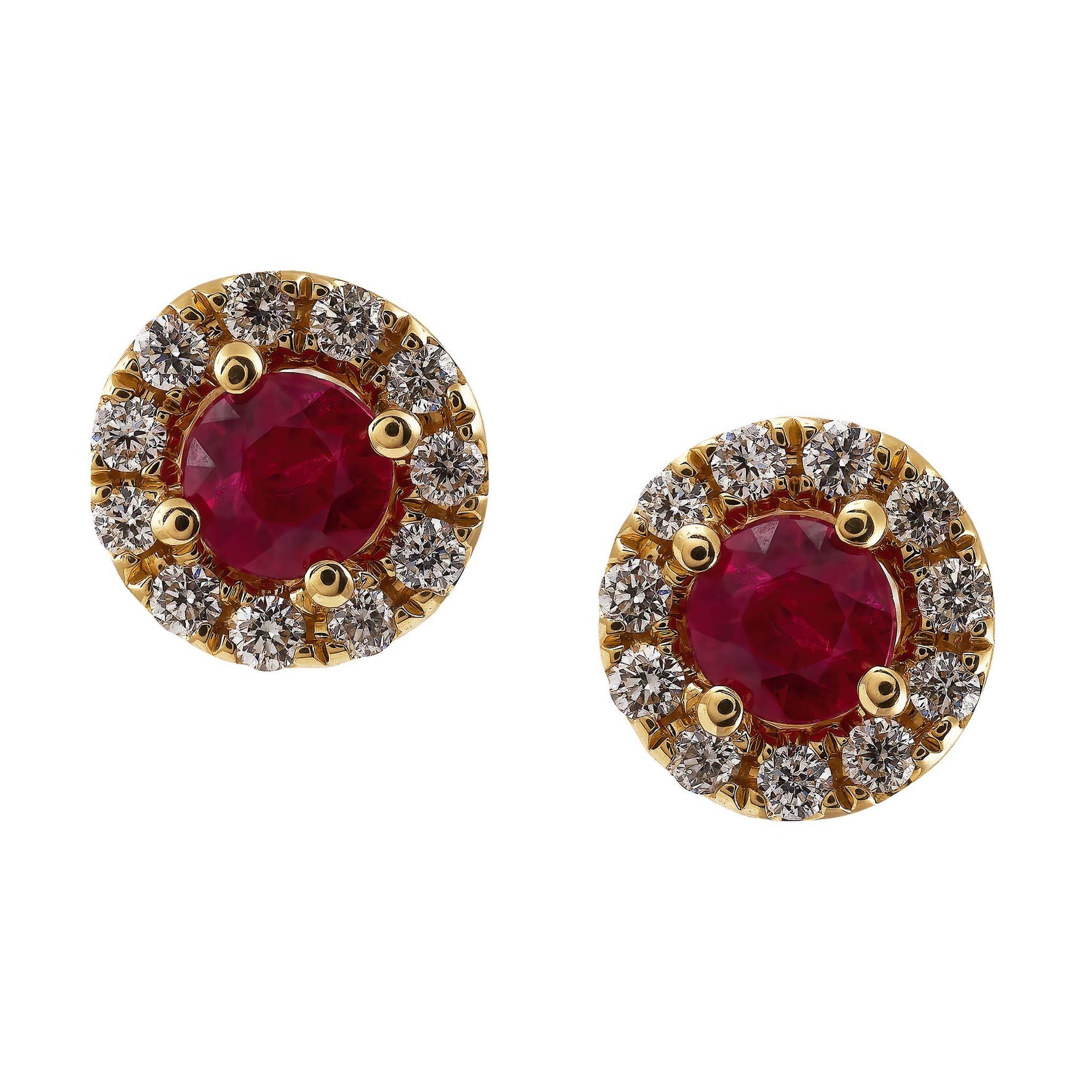 Ruby Stud Earrings