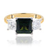 Green Sapphire Engagement Ring