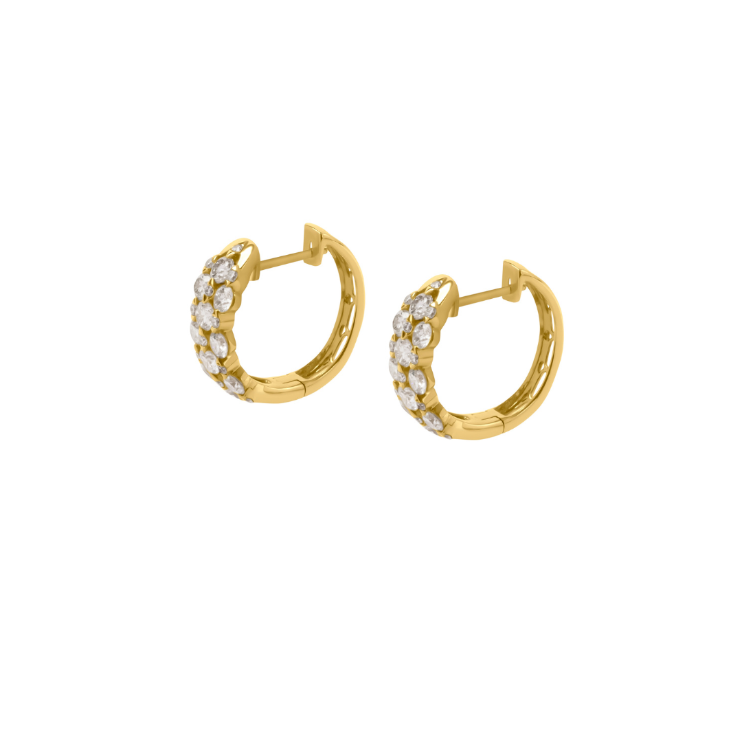 1.75ct Diamond Spray Hoops