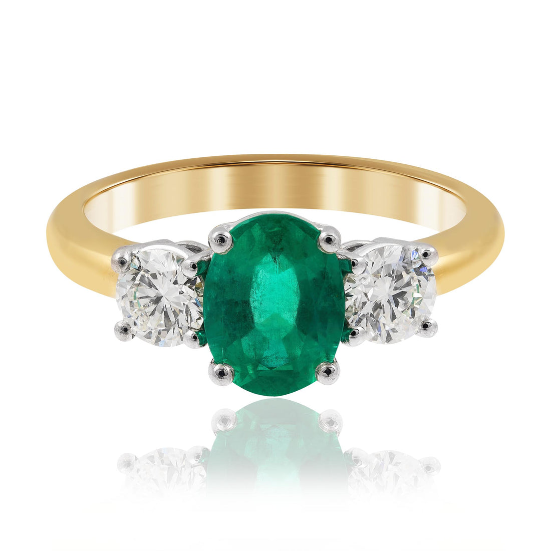 Natural Emerald and Diamond Trilogy