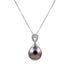Tear drop pearl pendant
