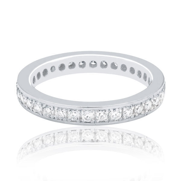 Full Hoop of Princess Cut Diamonds