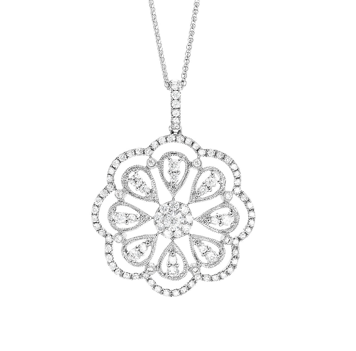 Antique Style Diamond Pendant