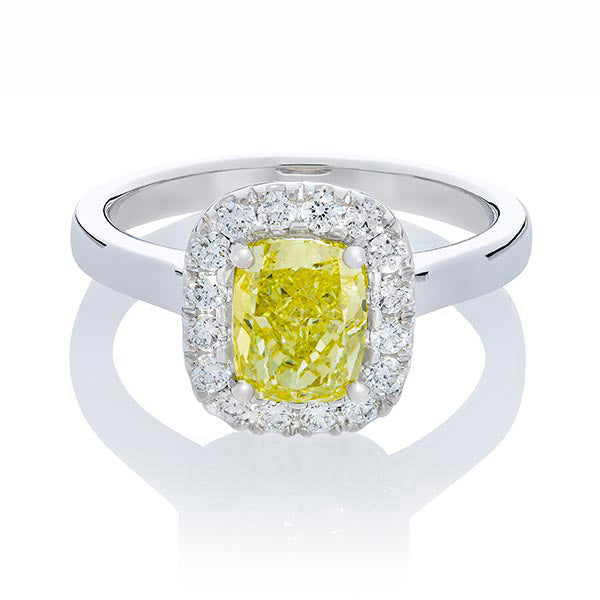 Yellow Diamond Ring