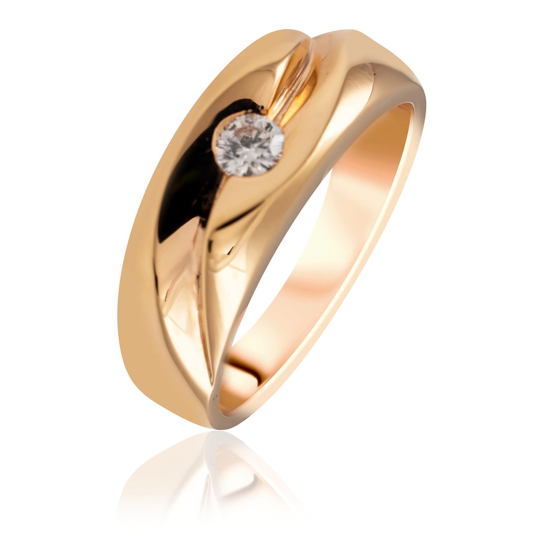 Custom Made Men's Diamond Wedding Ring