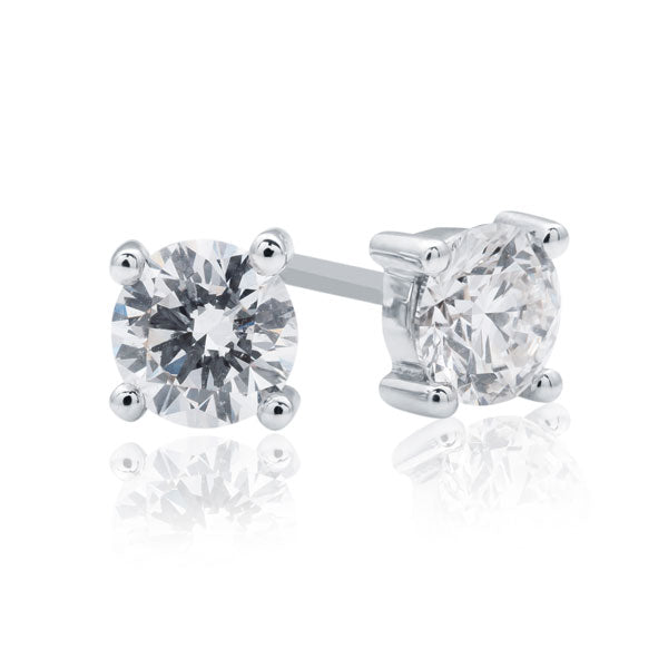 0.80ct Diamond Stud Earrings Brisbane