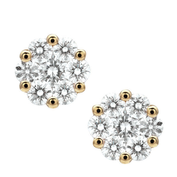 Diamond Cluster studs